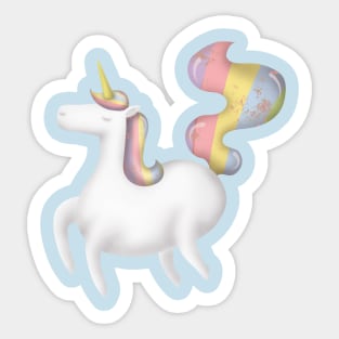 Unicorns are real Sticker